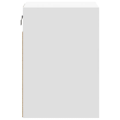 TV Wall Cabinet with LED Lights White 41x31x45 cm