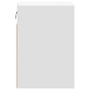TV Wall Cabinet with LED Lights White 41x31x45 cm