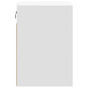 TV Wall Cabinet with LED Lights White 41x31x45 cm