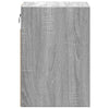 TV Wall Cabinets with LED Lights 2 pcs Grey Sonoma 41x31x45 cm