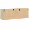 TV Wall Cabinet with LED Lights Sonoma Oak 130x31x45 cm