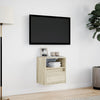 TV Wall Cabinet with LED Lights Sonoma Oak 41x31x45 cm