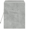 TV Wall Cabinet with LED Lights Concrete Grey 80x31x35 cm