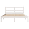 Bed Frame without Mattress White 140x200 cm Solid Wood Pine