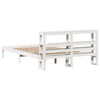 Bed Frame without Mattress White 140x200 cm Solid Wood Pine