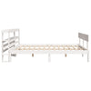 Bed Frame without Mattress White 140x200 cm Solid Wood Pine