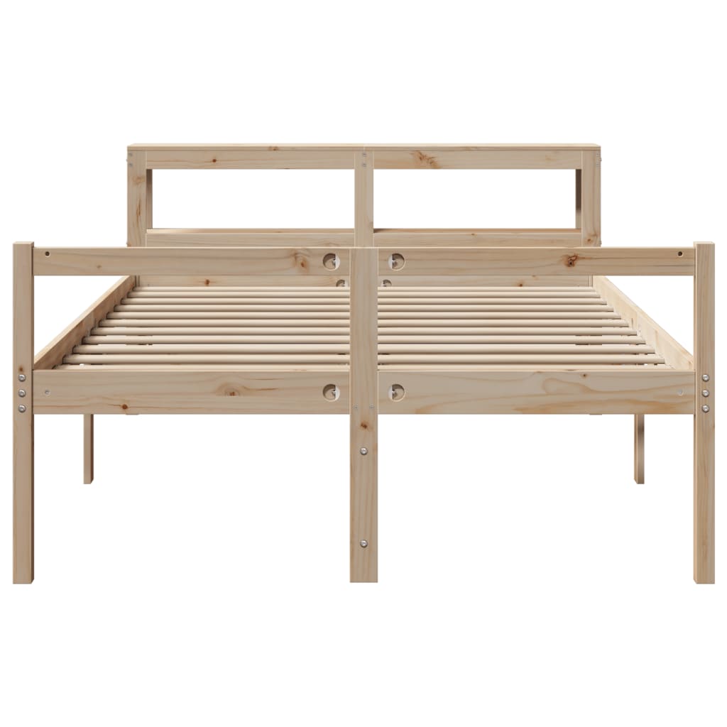 Senior Bed with Headboard without Mattress 120x190 cm