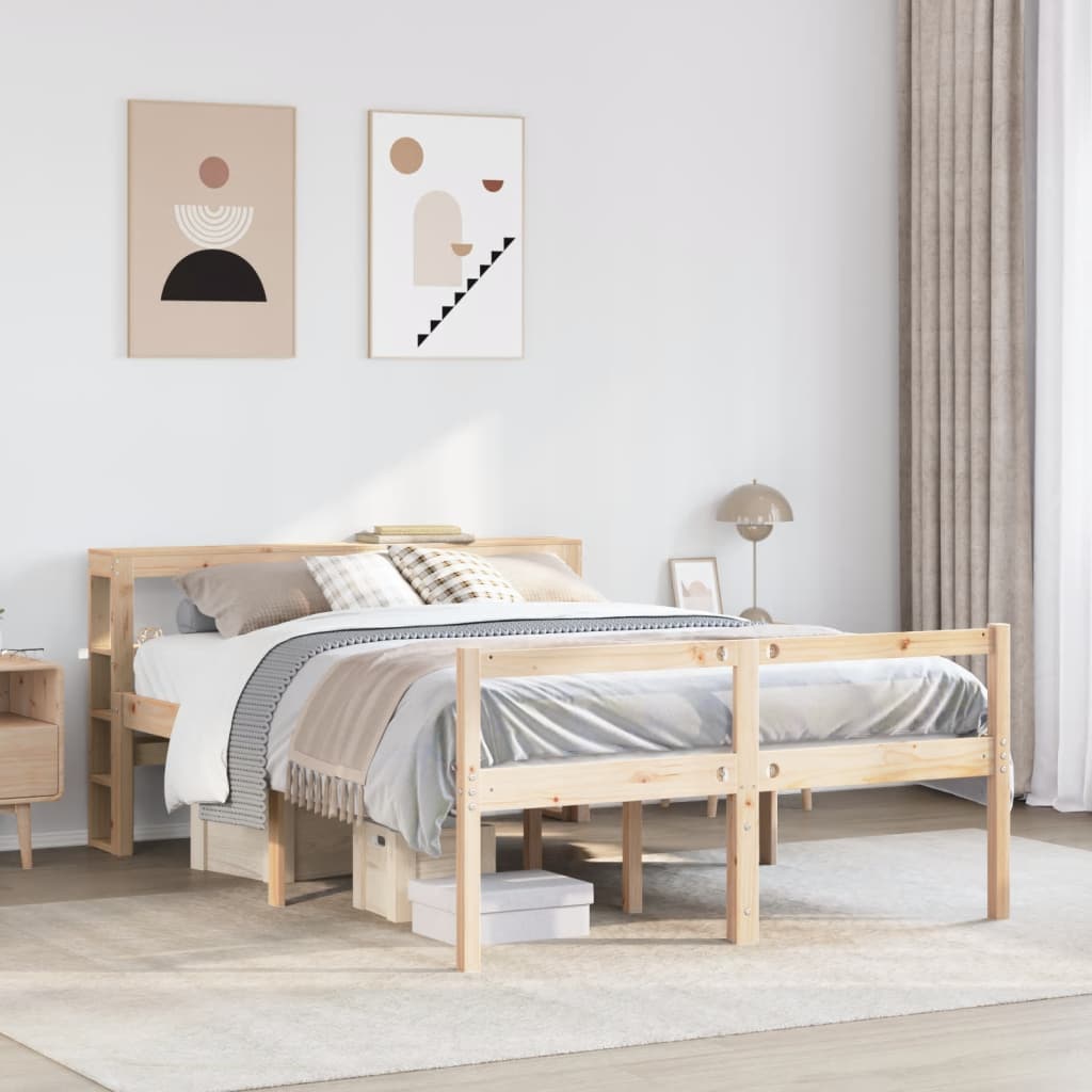Senior Bed with Headboard without Mattress 120x190 cm