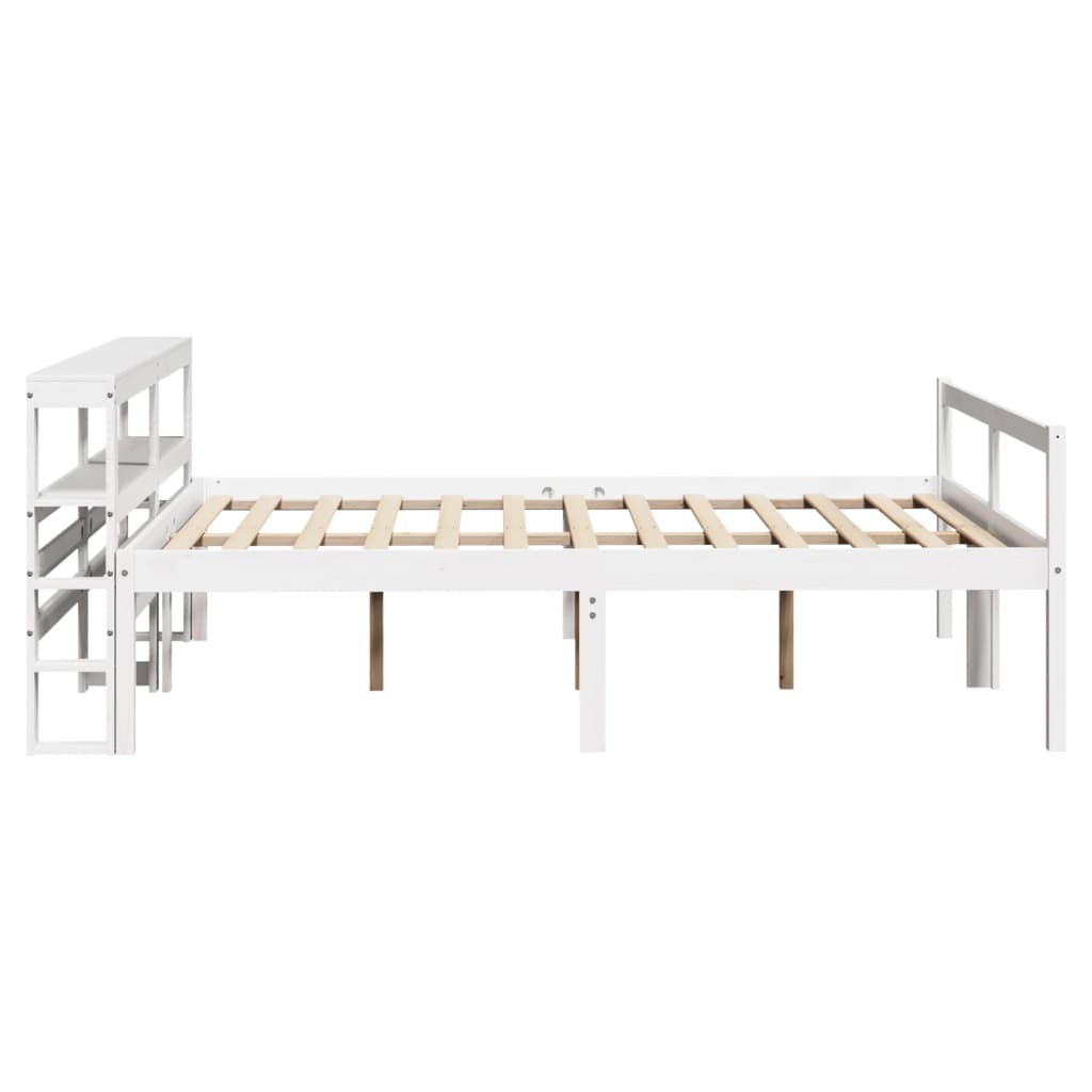 Senior Bed with Headboard without Mattress White 120x190 cm