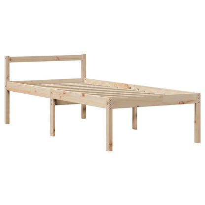 Senior Bed with Headboard without Mattress 90x200 cm