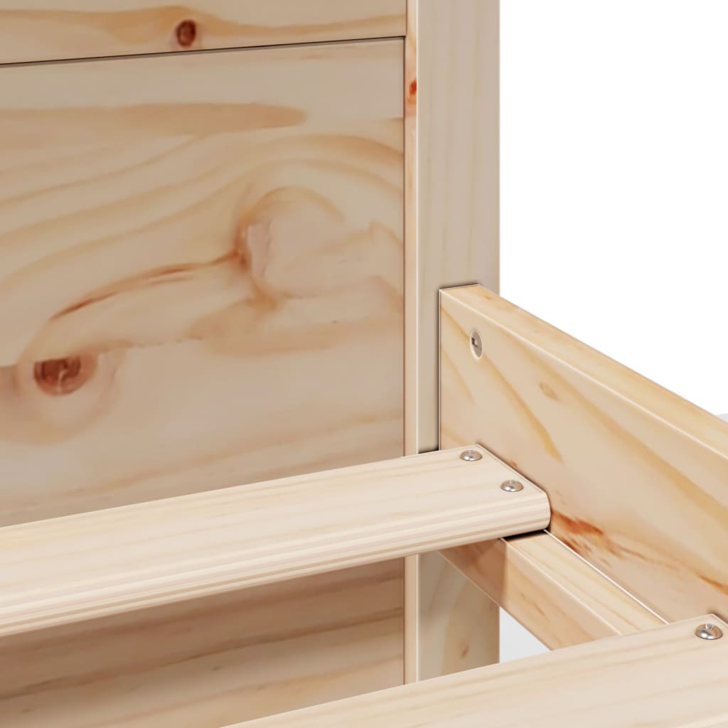 Bed Frame with Headboard without Mattress 90x200 cm