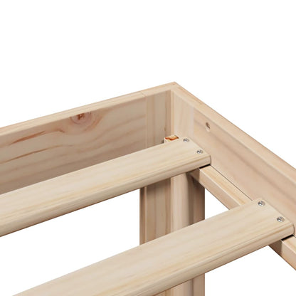 Bed Frame with Headboard without Mattress 90x190 cm Single