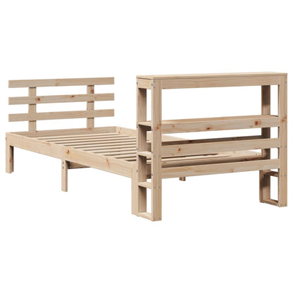 Bed Frame with Headboard without Mattress 90x190 cm Single