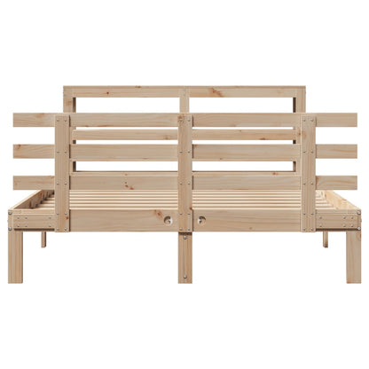 Bed Frame with Headboard without Mattress 160x200 cm