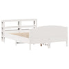 Bed Frame without Mattress White 140x200 cm Solid Wood Pine