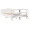 Bed Frame without Mattress White 140x200 cm Solid Wood Pine