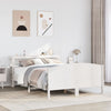 Bed Frame without Mattress White 140x200 cm Solid Wood Pine