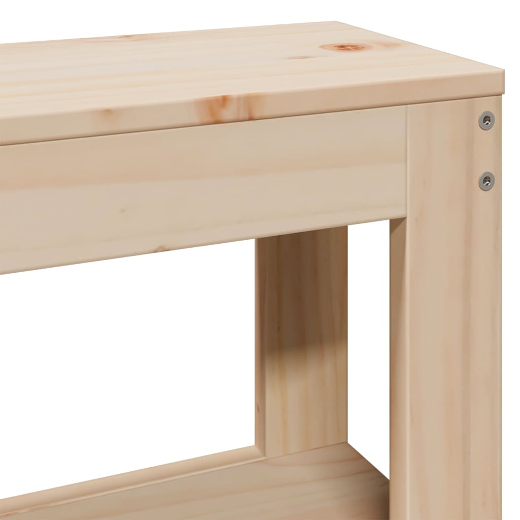 Bed Frame with Headboard 120x190 cm Small Double Solid Wood Pine