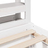Bed Frame without Mattress White 140x200 cm Solid Wood Pine