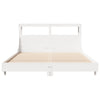 Bed Frame without Mattress White 140x200 cm Solid Wood Pine