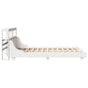 Bed Frame without Mattress White 140x200 cm Solid Wood Pine