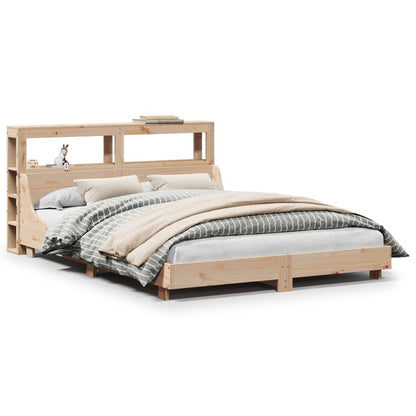 Bed Frame without Mattress 120x190 cm Small Double Solid Wood Pine