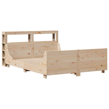 Bed Frame without Mattress 160x200 cm Solid Wood Pine