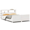 Bed Frame without Mattress White 140x200 cm Solid Wood Pine