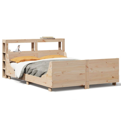 Bed Frame without Mattress 120x200 cm Solid Wood Pine