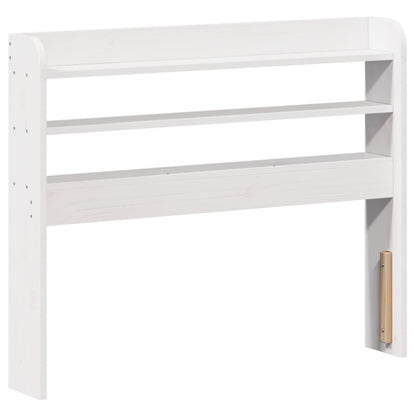 Bed Frame without Mattress White 90x190 cm Single Solid Wood Pine