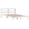 Bed Frame without Mattress White 140x200 cm Solid Wood Pine