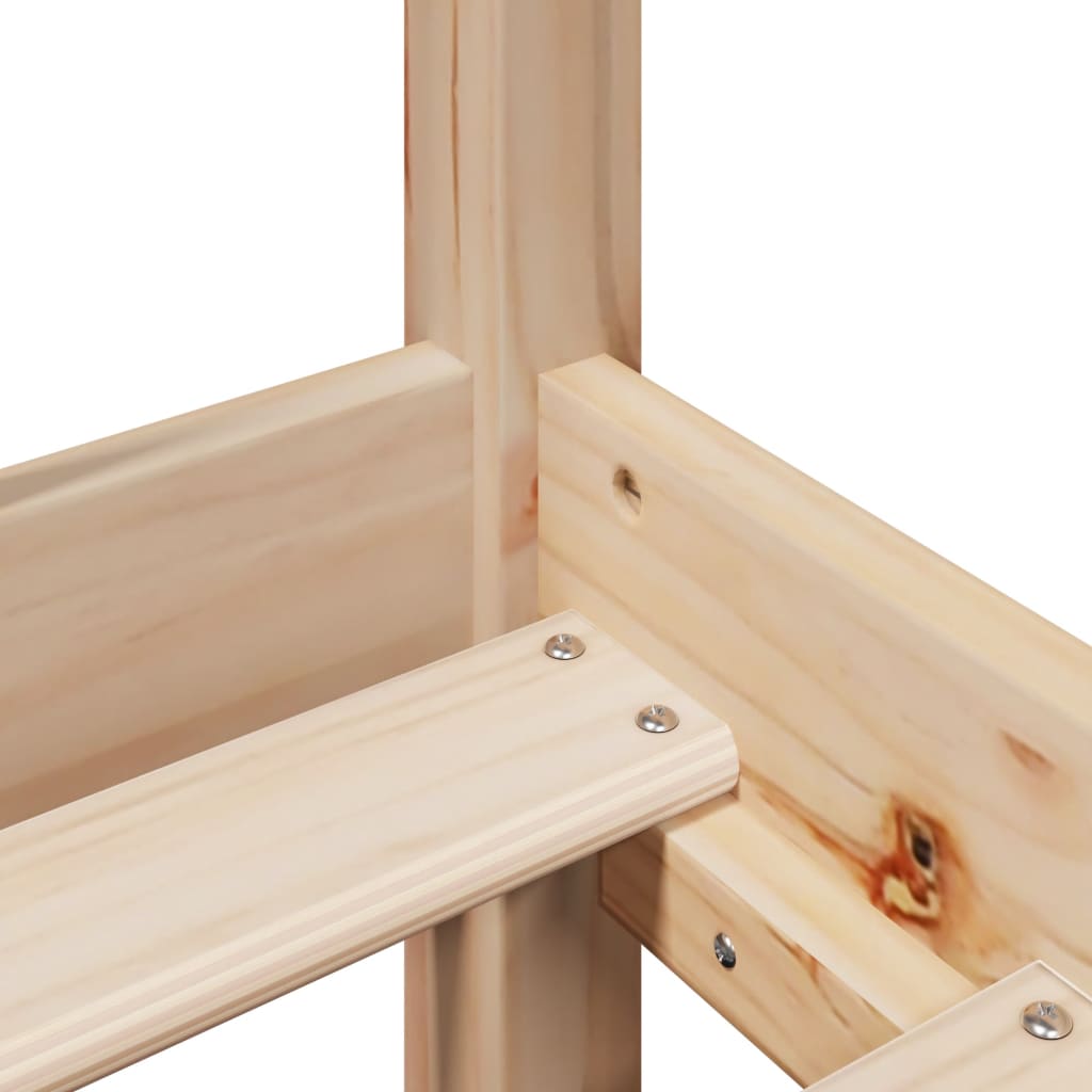 Bed Frame with Headboard without Mattress 100x200 cm