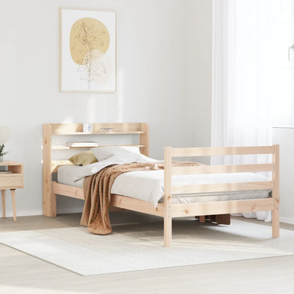 Bed Frame with Headboard without Mattress 100x200 cm