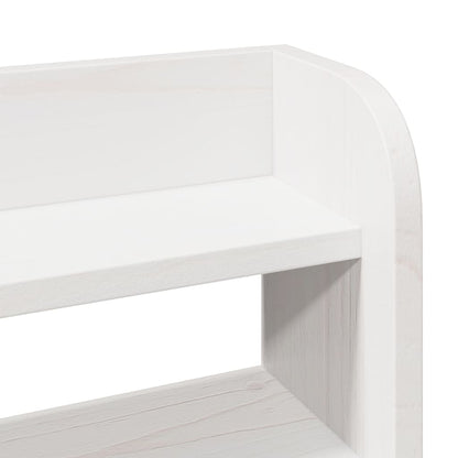 Bed Frame with Headboard without Mattress White 90x190 cm Single