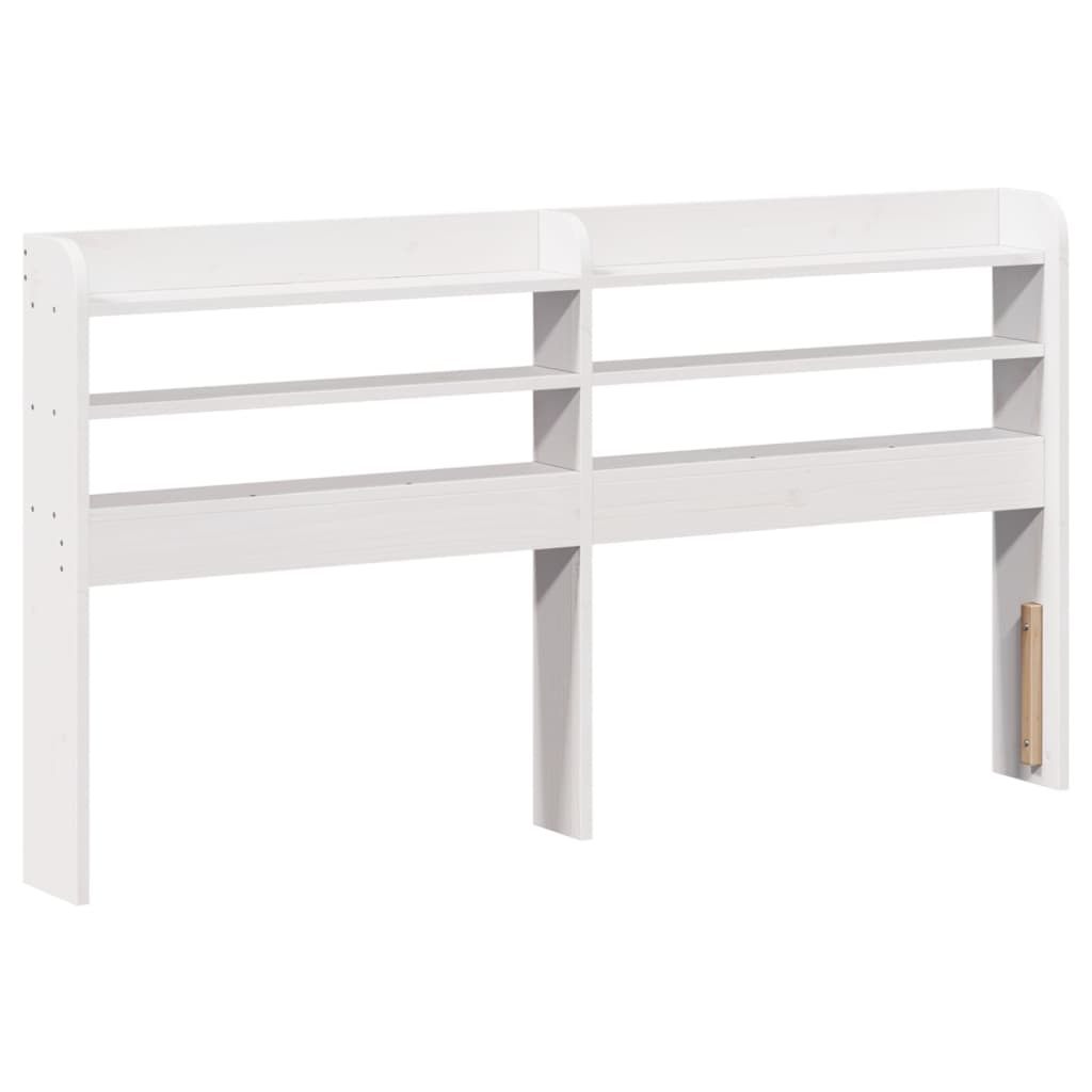 Bed Frame | White | Solid pine wood, Plywood | 140x190 cm | Bed Frame