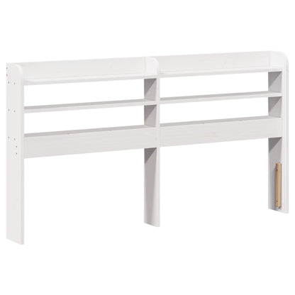 Bed Frame | White | Solid pine wood, Plywood | 140x190 cm | Bed Frame