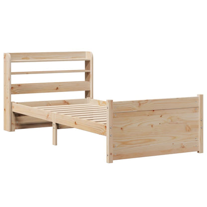 Bed Frame with Headboard without Mattress 90x200 cm