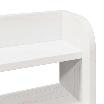 Bed Frame with Headboard without Mattress White 90x200 cm