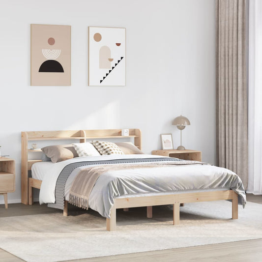Bed Frame with Headboard without Mattress 150x200 cm