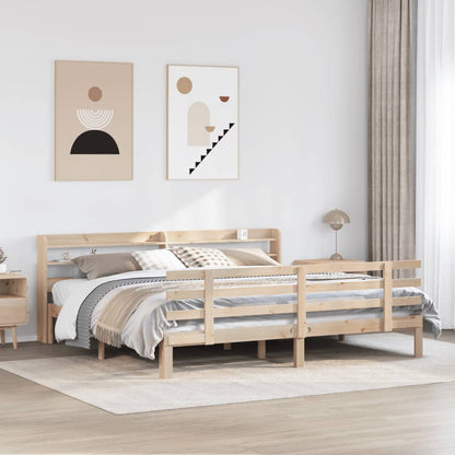 Bed Frame | Untreated Pine | Solid Pine Wood | Super King | Bed Frame