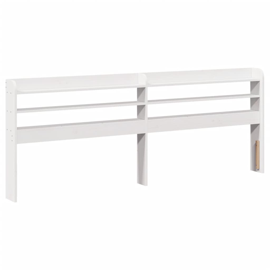 Bed Frame | White | Solid pine wood, Plywood | Double | Bed Frame
