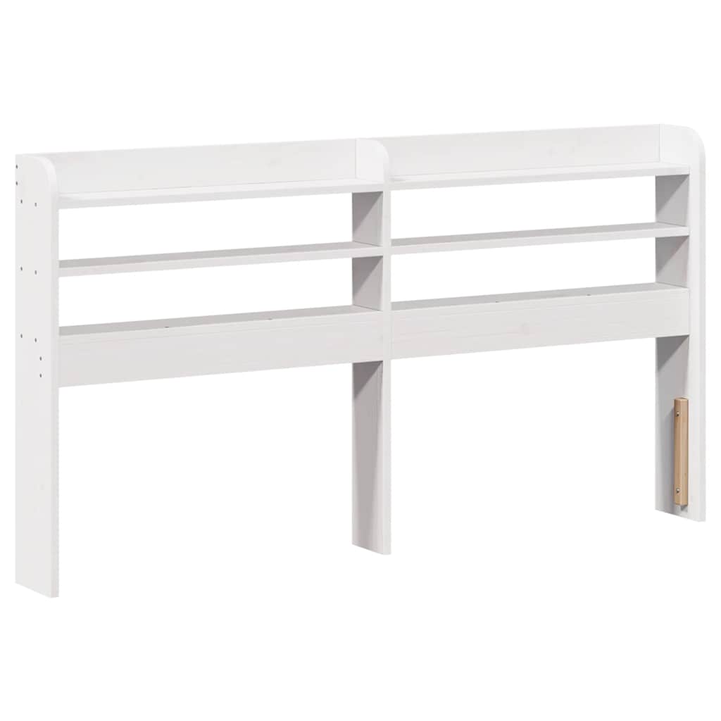Bed Frame without Mattress White 75x190 cm Small Single Solid Wood Pine