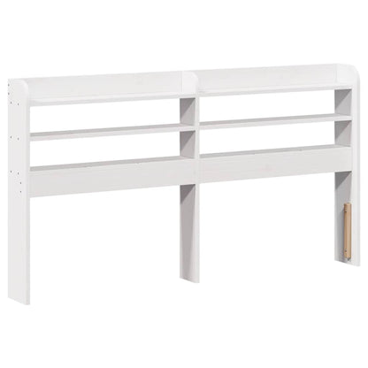 Bed Frame without Mattress White 75x190 cm Small Single Solid Wood Pine