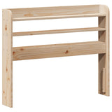 Bed Frame with Headboard 100x200 cm Solid Wood Pine