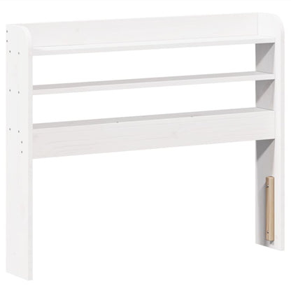 Bed Frame without Mattress White 90x200 cm Solid Wood Pine