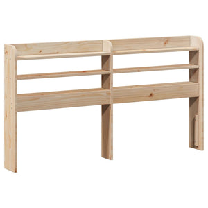 Bed Frame with Headboard 160x200 cm Solid Wood Pine