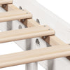 Bed Frame without Mattress White 140x200 cm Solid Wood Pine