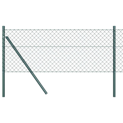 Fence Post Green 10 x 0.4 m (40 x 40 mm mesh) Steel and PVC
