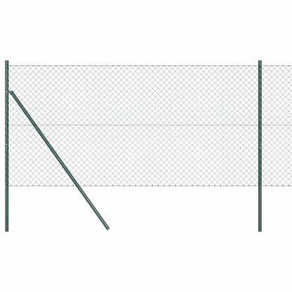 Fence Post Green 10 x 1.4 m (40 x 40 mm mesh) Steel and PVC