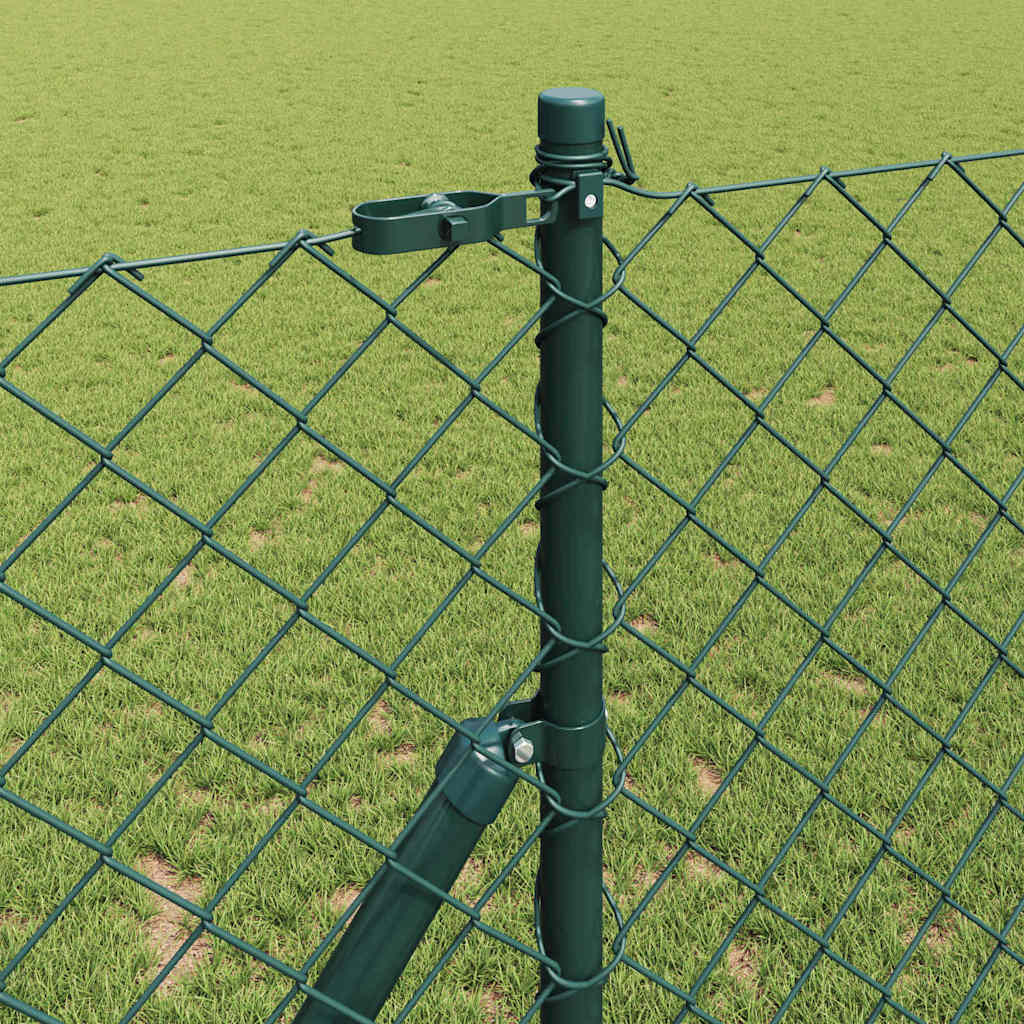 Fence Post Green 10 x 1.5 m (60 x 60 mm mesh) Steel and PVC